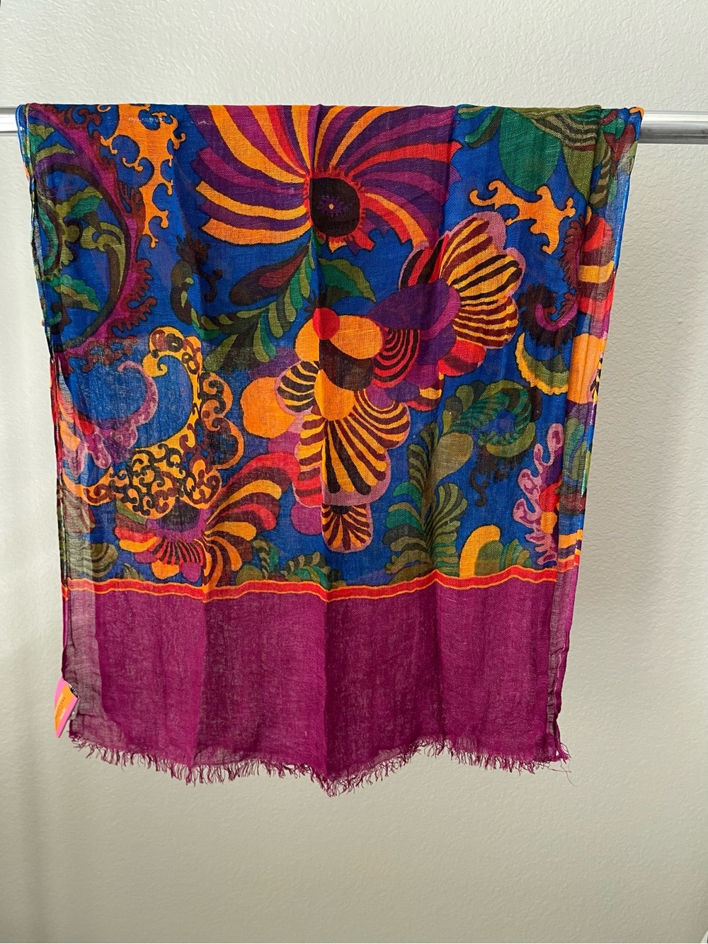 Trina Turk Banana Republic Linen Rayon Scarf Shawl
